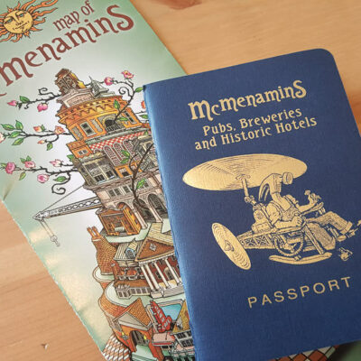 McMenamins passport and brochure