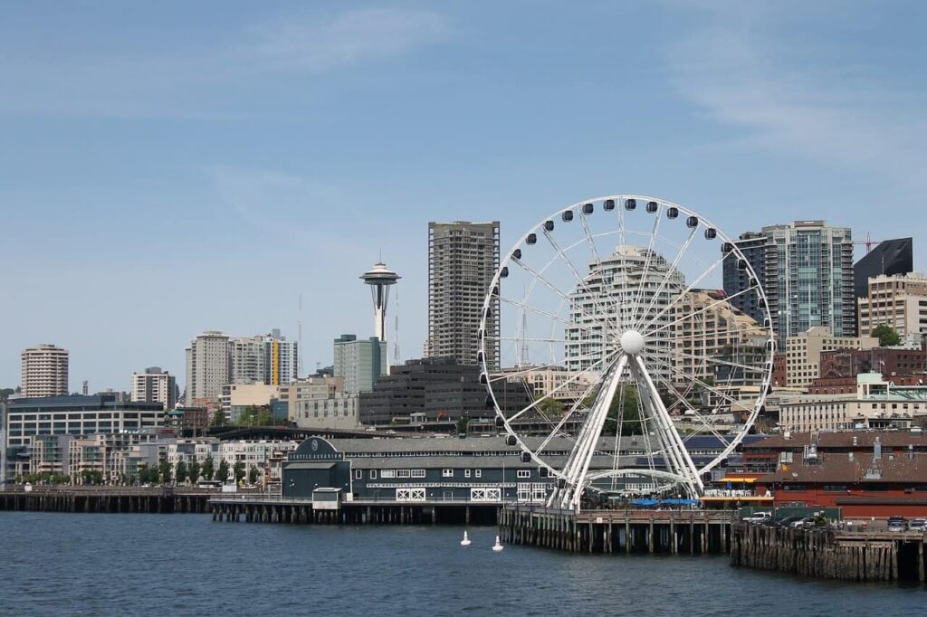 Weekend in Seattle, Waterfront and the Great Wheel