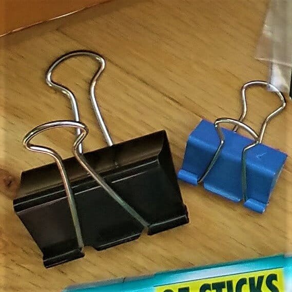 binder clips ready for the 10 must-have items travel packing