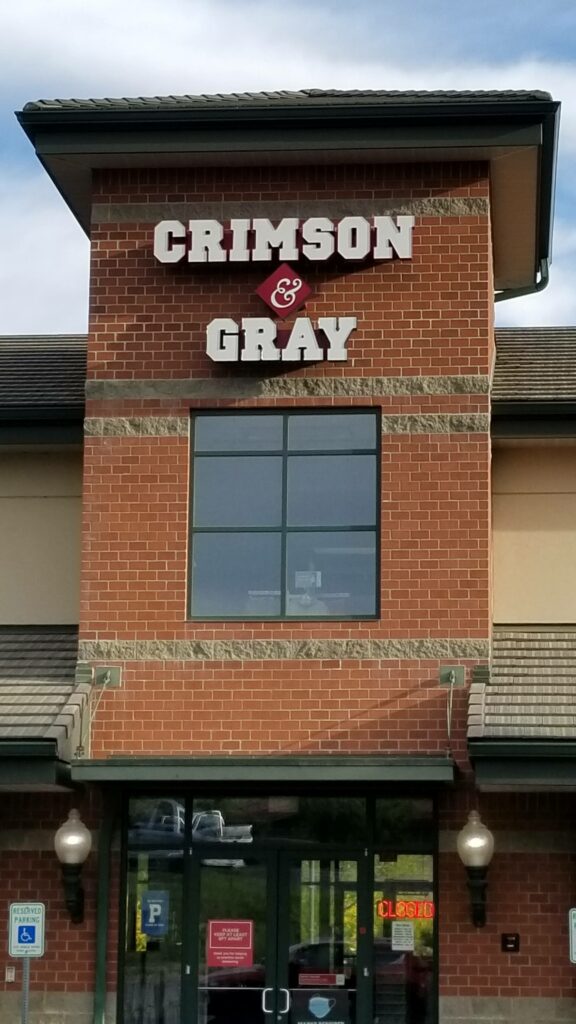 Crimson And Grey bookstore