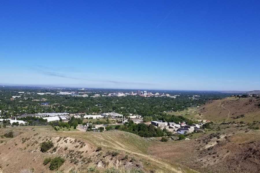 view of the Boise valley