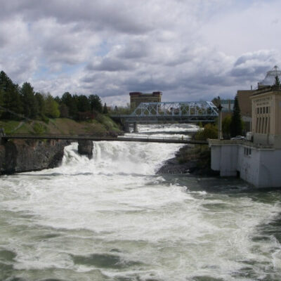 image of the spokane river falls