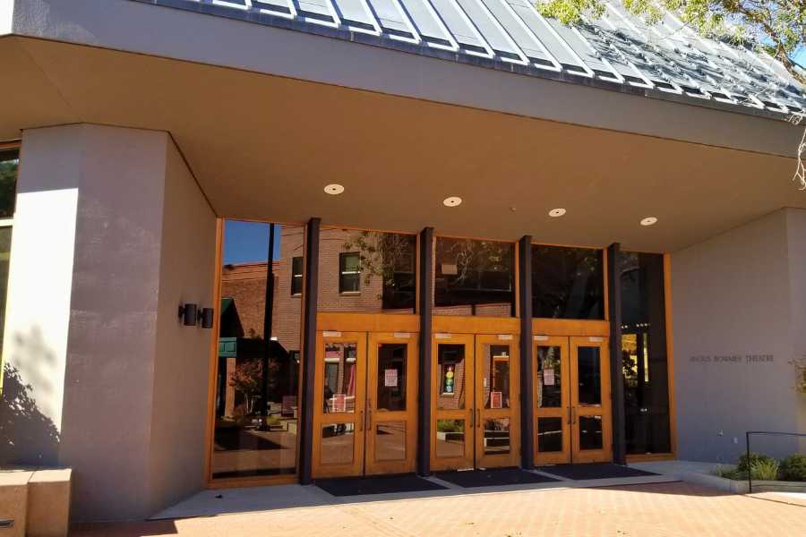 Oregon Shakespeare Festival Bowmer theater doors