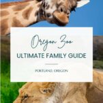 Pinterest pin about a family travel guide to the Oregon Zoo