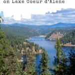 Pinterest pin about water activities on Lake Coeur d'Alene